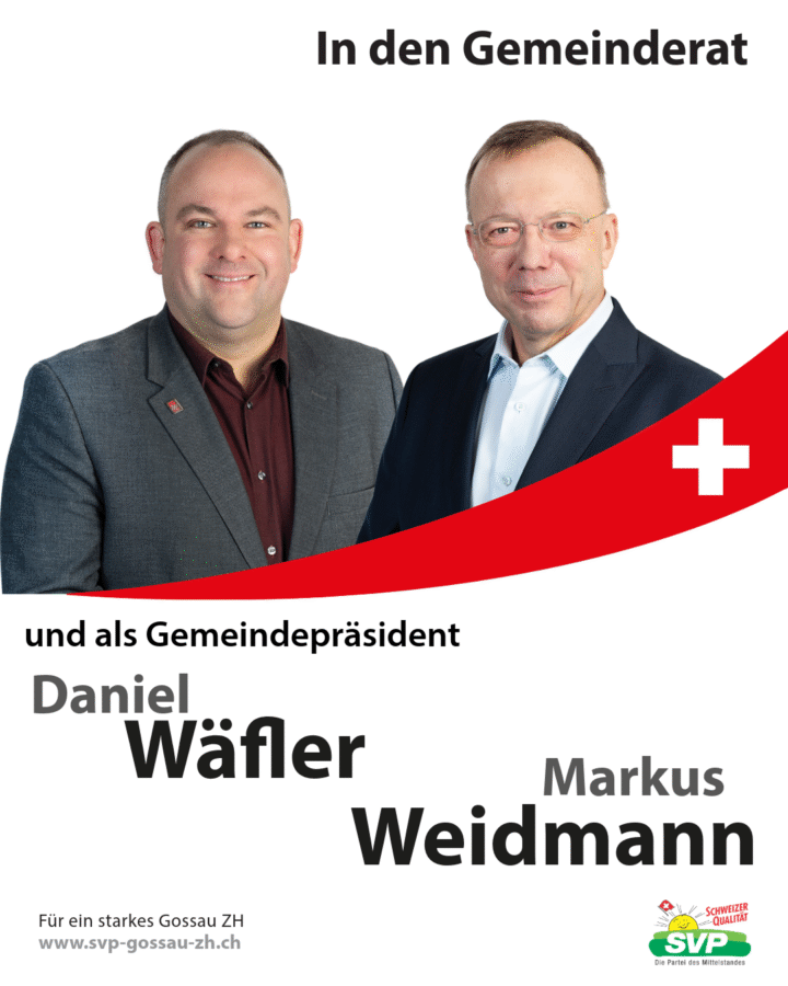Gemeindewahlen 2026 SVP Gemeinderat, Daniel Wäfler, Markus Weidmann