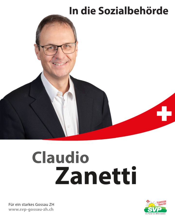 Gemeindewahlen 2026 SVP Sozialbehörde Claudio Zanetti